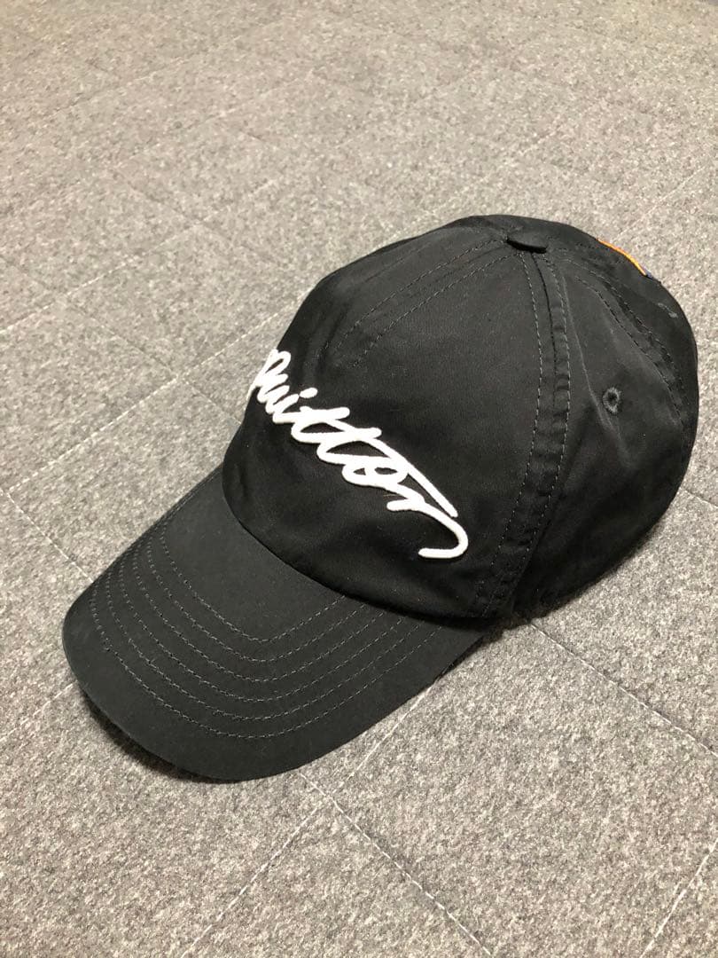 ルイヴィトン シグネチャー ベースボールキャップ ブラック黒 VITTONロゴ