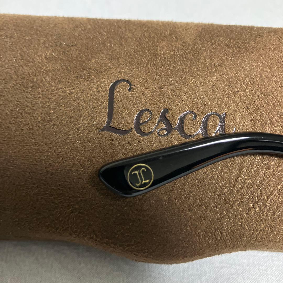 美品！レスカ ルネティエ/ピカ ブラック度なしグレー調光レンズ【ノーズカスタム】