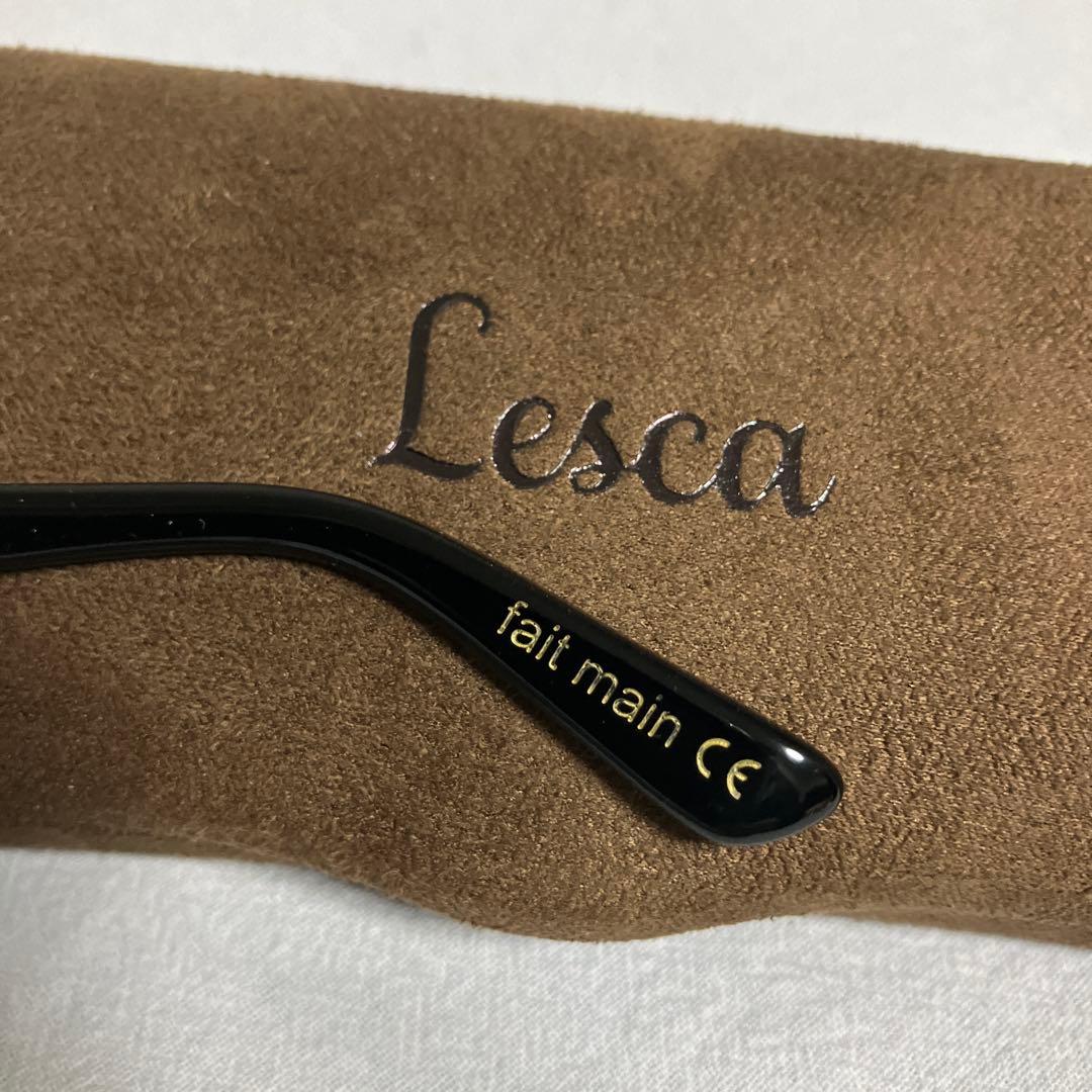 美品！レスカ ルネティエ/ピカ ブラック度なしグレー調光レンズ【ノーズカスタム】