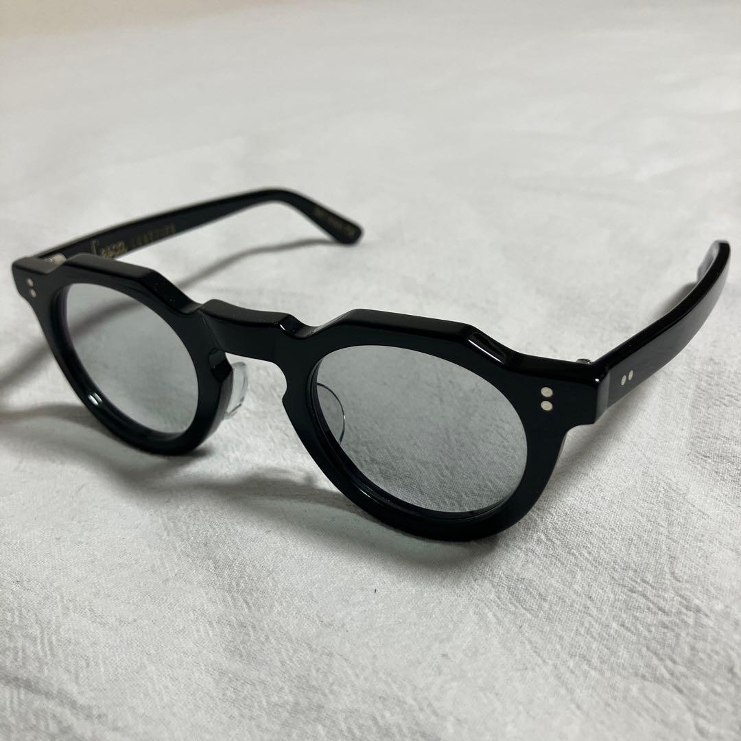 美品！レスカ ルネティエ/ピカ ブラック度なしグレー調光レンズ【ノーズカスタム】