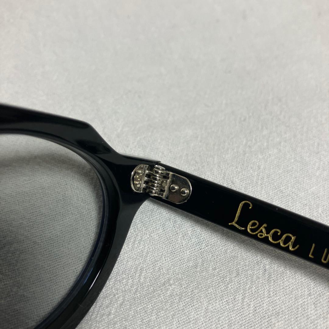 美品！レスカ ルネティエ/ピカ ブラック度なしグレー調光レンズ【ノーズカスタム】