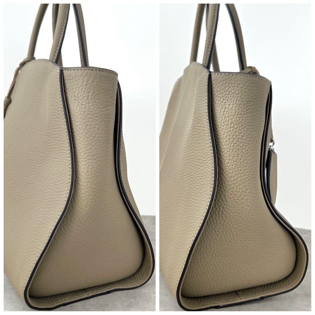 【極美品✨️】HAYNI Crymit ハンドバッグ 2wayバッグ グレージュ