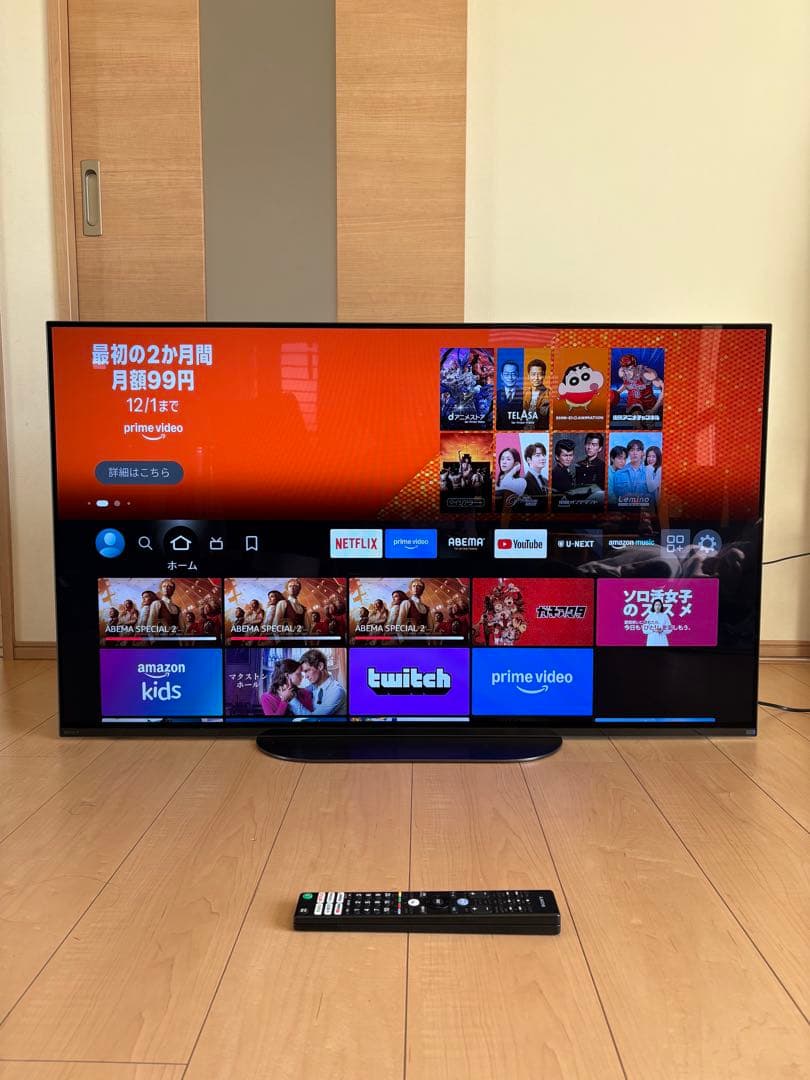 SONY 2022年　BRAVIA　4K有機ELテレビ　48V KJ-48A9S
