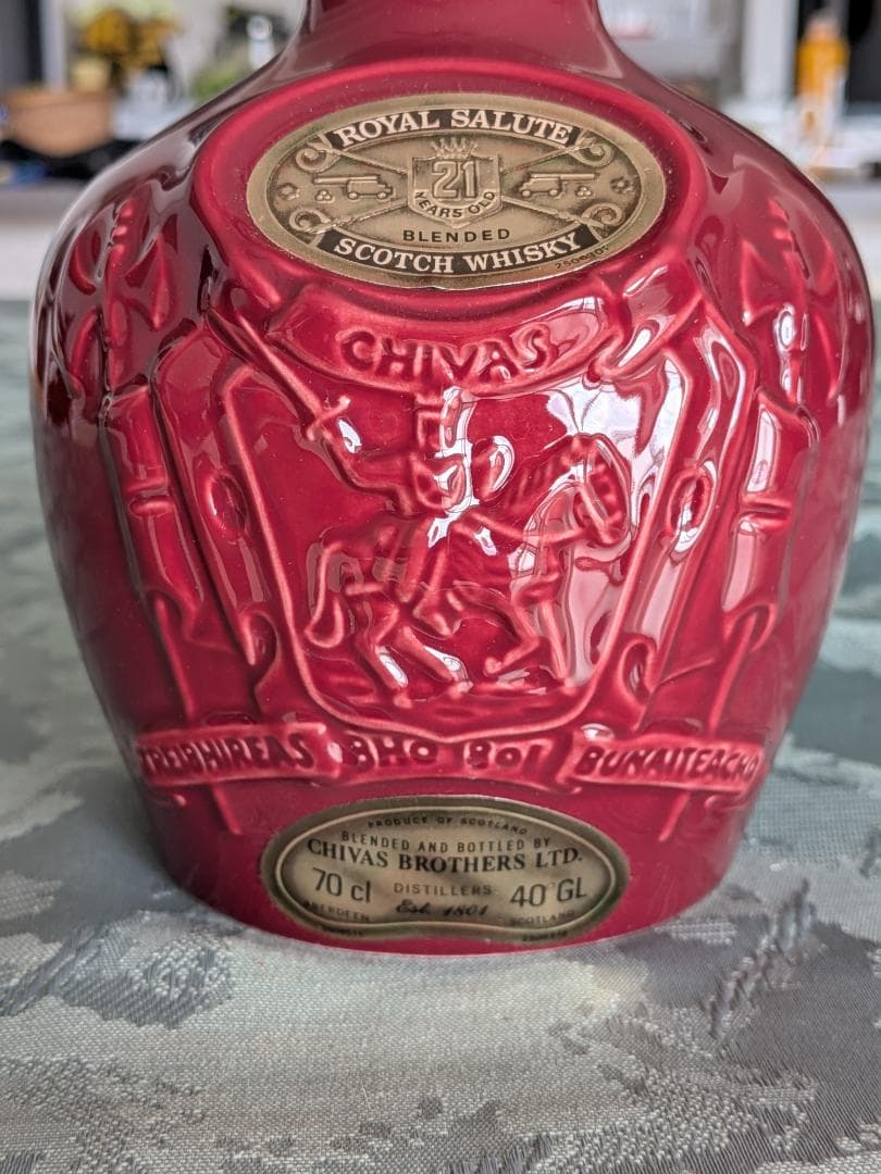 【未開栓美品】 Salute ロイヤルサルート21年赤ボトルウイスキー