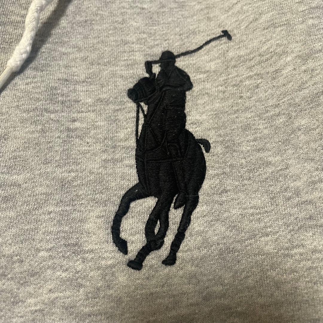 Polo Ralph Lauren ジップパーカー ビッグポニー グレー　Ｌ