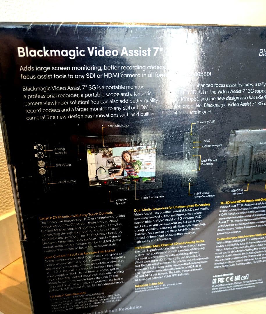 Black magic video assist 7 3g ブラックマジック 7