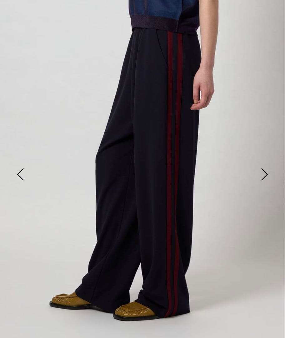 えりんこさま専用6 ROKU ライン パンツ NAVY ネイビー 36