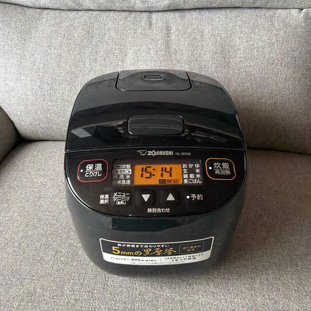 【美品】象印 2024年製 マイコン炊飯ジャー 炊飯器 極め炊き NL-BX05