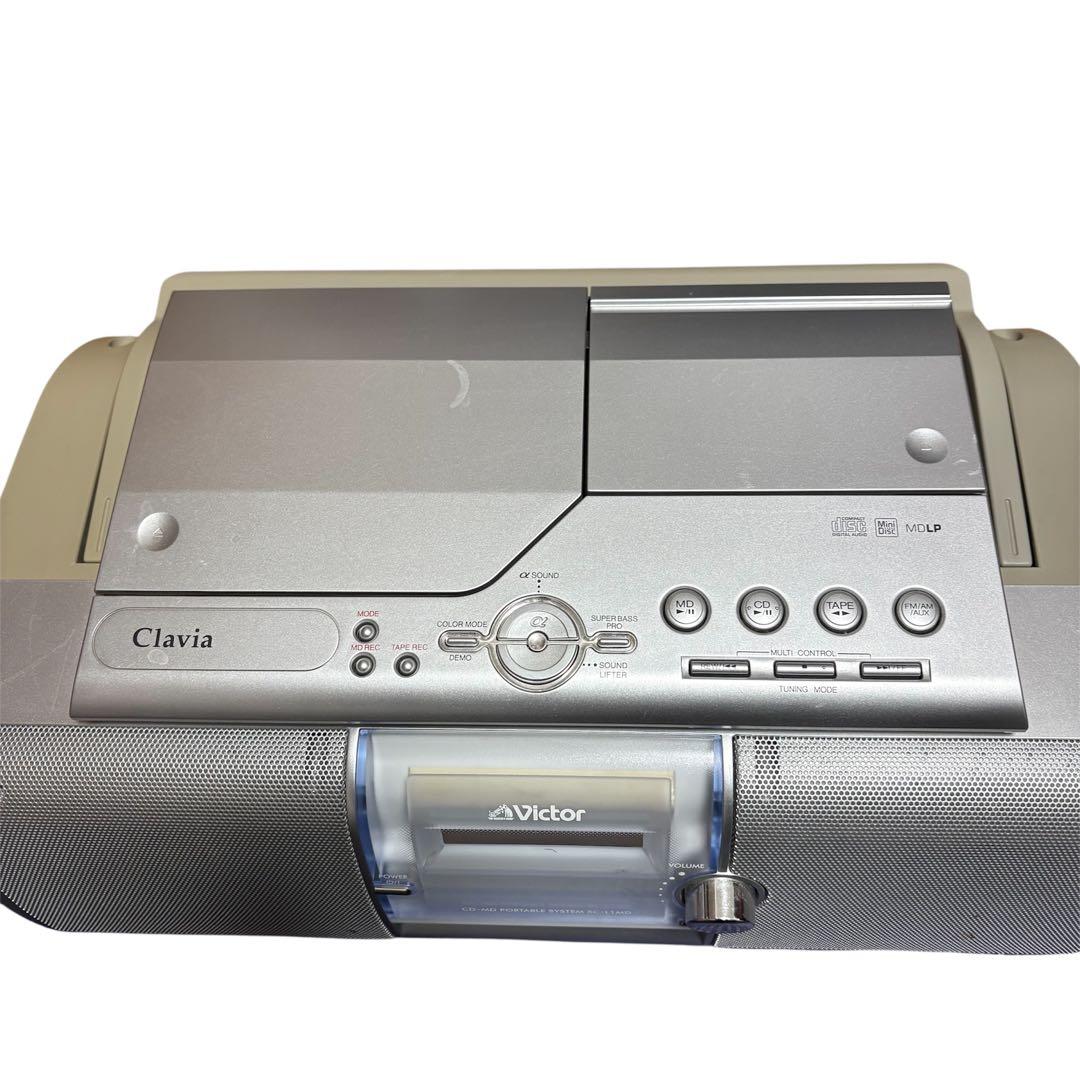 美品VictorCD-MD ポータブルシステム RC-L1MDーS Clavia