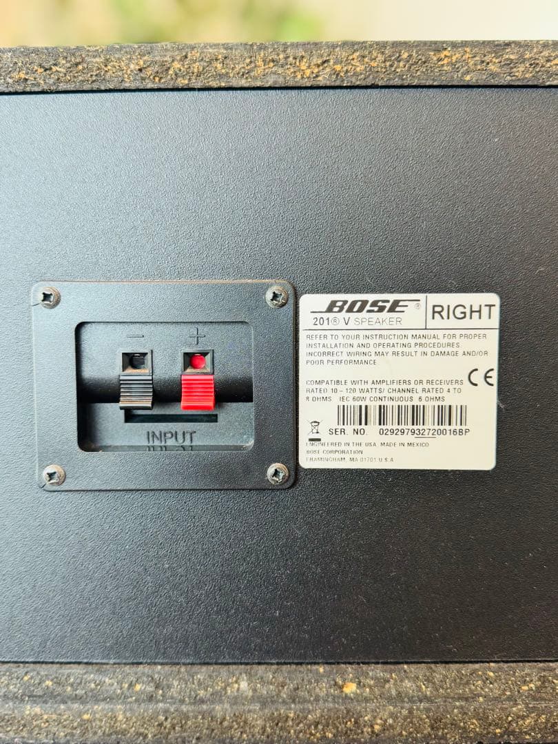 BOSE スピーカー 201V （ブラック/左右2台セット）