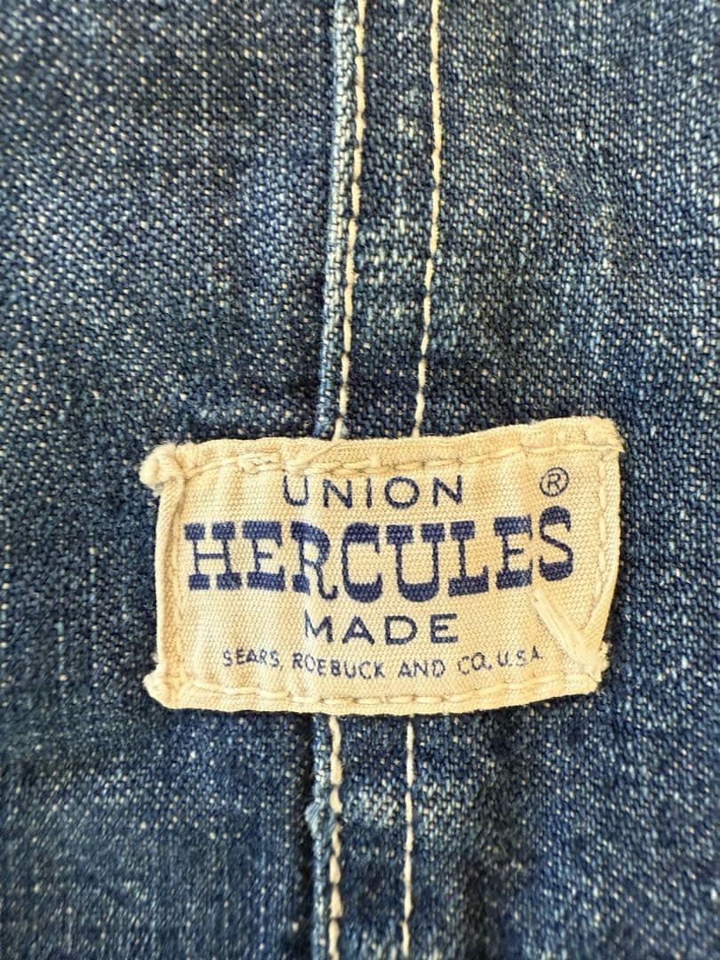 【50s ヘラクレス　デニムオーバーオール　ヴィンテージ】