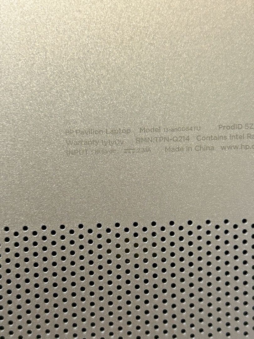 【ジャンク】 動作確認済 HP ノートPC Intel Core i5