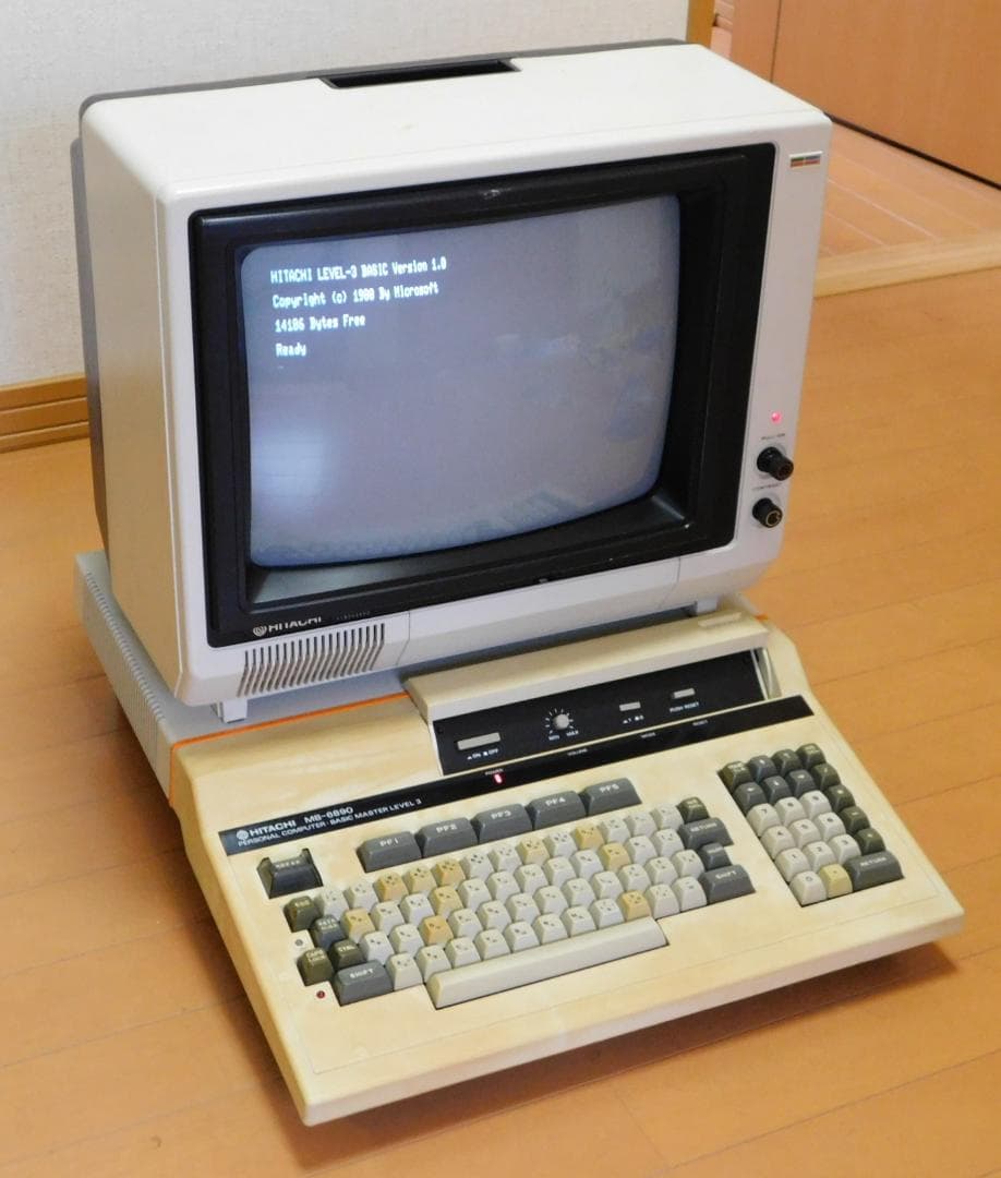 日立カラーディスプレイC14-2170 ブラウン管モニター