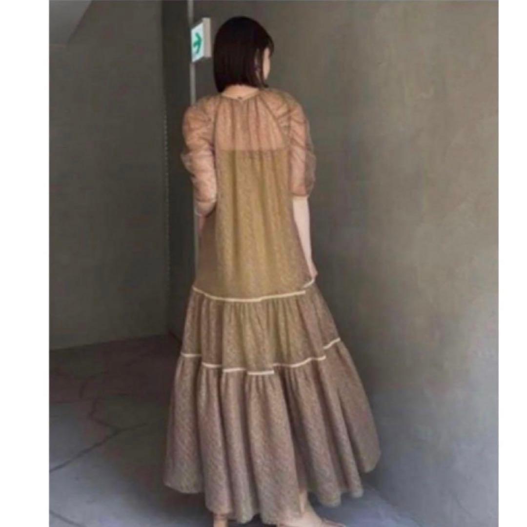 ワンピース Ameri MEDI MELON TULLE LAYERED DRESS S