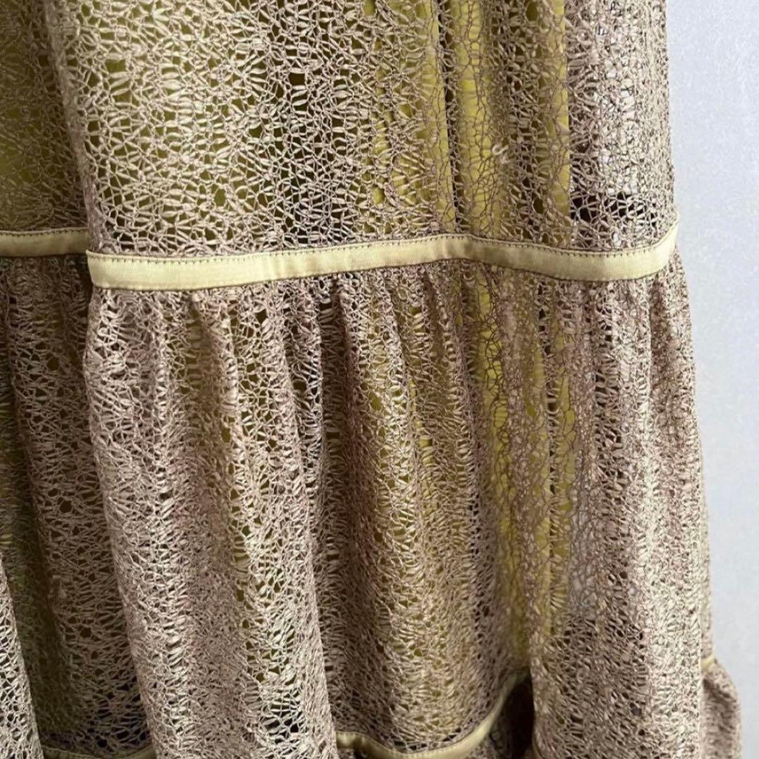 ワンピース Ameri MEDI MELON TULLE LAYERED DRESS S