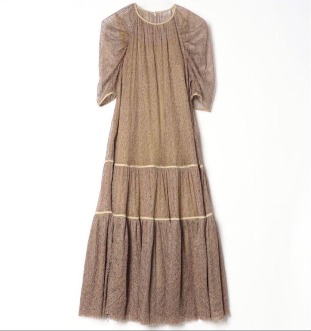 ワンピース Ameri MEDI MELON TULLE LAYERED DRESS S