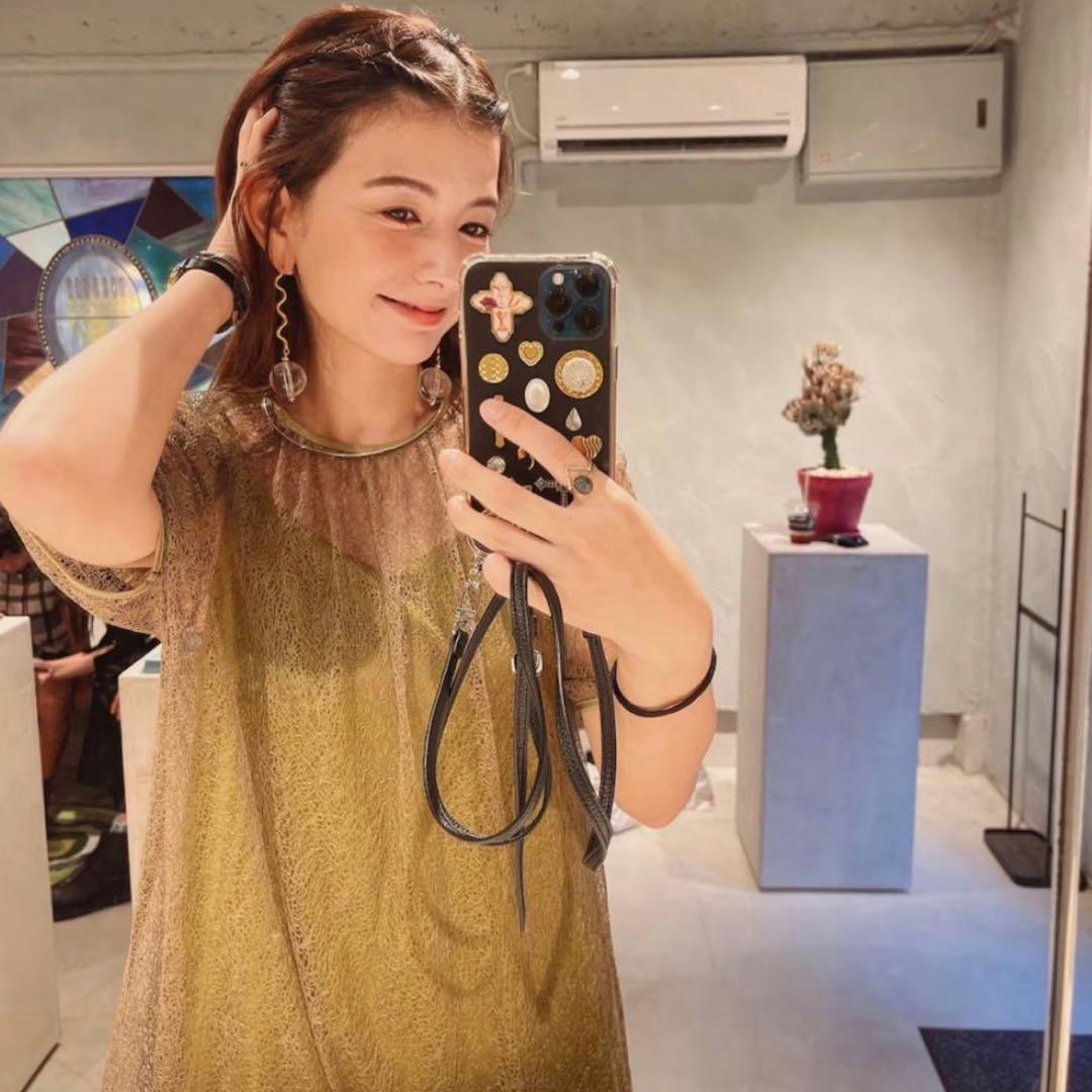 ワンピース Ameri MEDI MELON TULLE LAYERED DRESS S