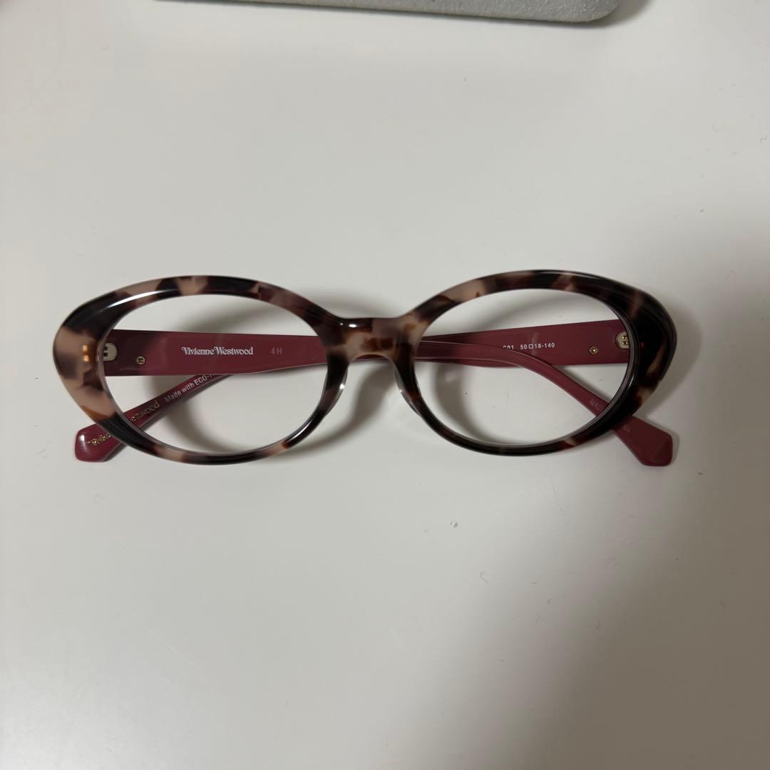 Vivienne Westwood オーバル サングラスブラウン・ピンク