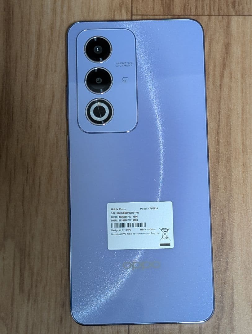 f*u様 【新品通電のみ・保証あり】OPPO.A3 5G 本体