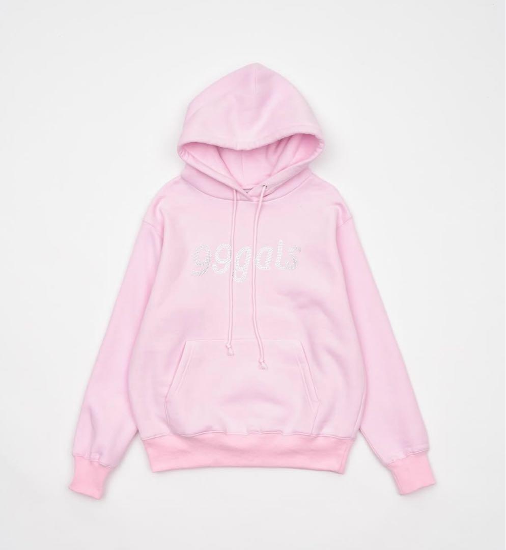 完売品99galsピンクスウェットセットアップ上下