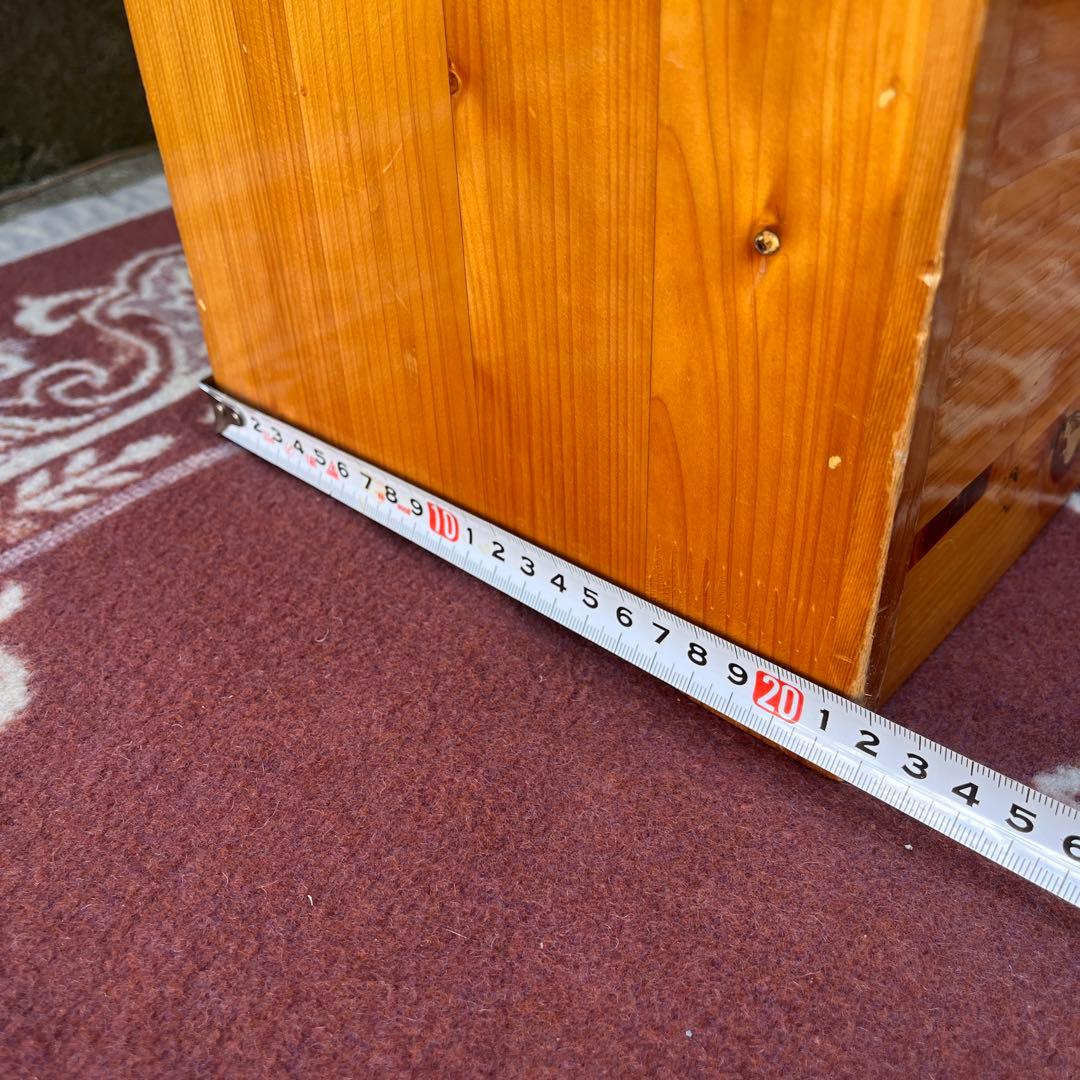 古家具ビンテージ品◾️木製マガジンラック 本立て 絵本立て シェルフ