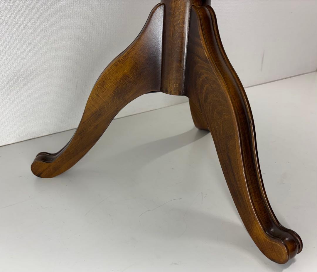 カリモク karimoku コロニアル ウォルナット 丸テーブル サイドテーブル