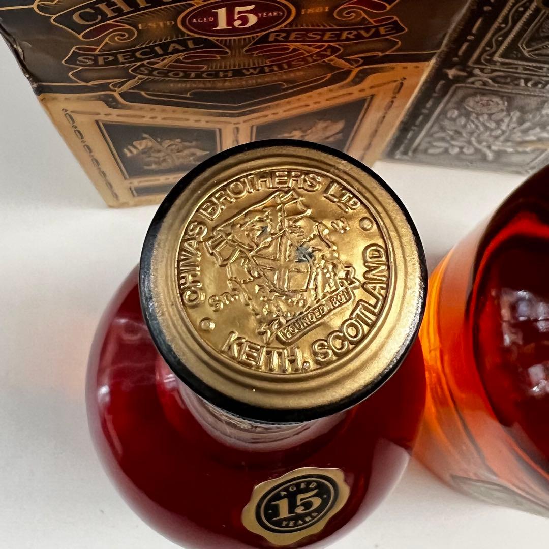 シーバスリーガル 15年 750ml ・12年 1140ml 【2本セット】