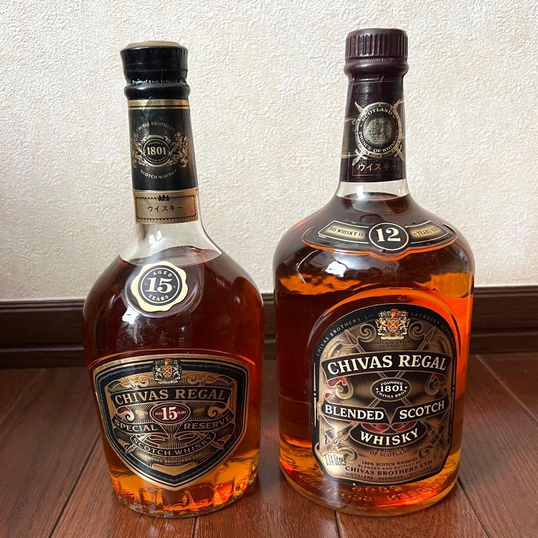 シーバスリーガル 15年 750ml ・12年 1140ml 【2本セット】