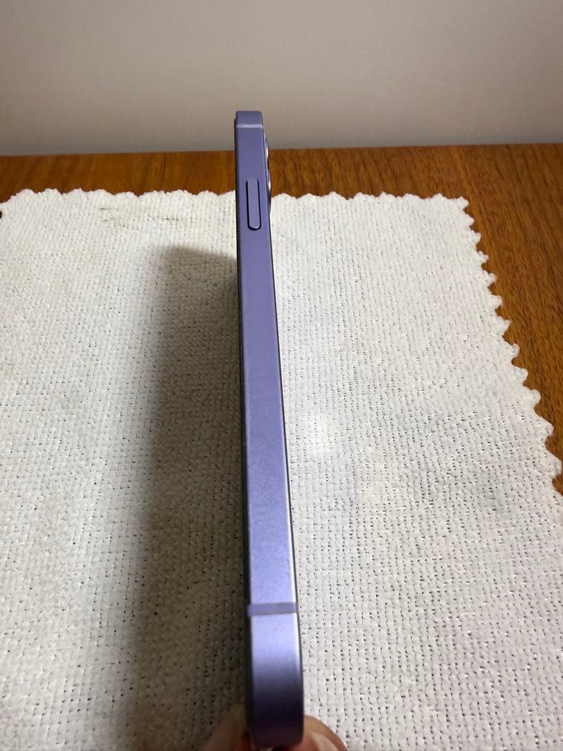 Apple iPhone 12 64GBパープル　シリコンケース付き　電池86%