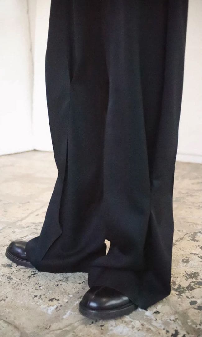 パンツ KHOKI 25AW Tuck-detail pants size 4