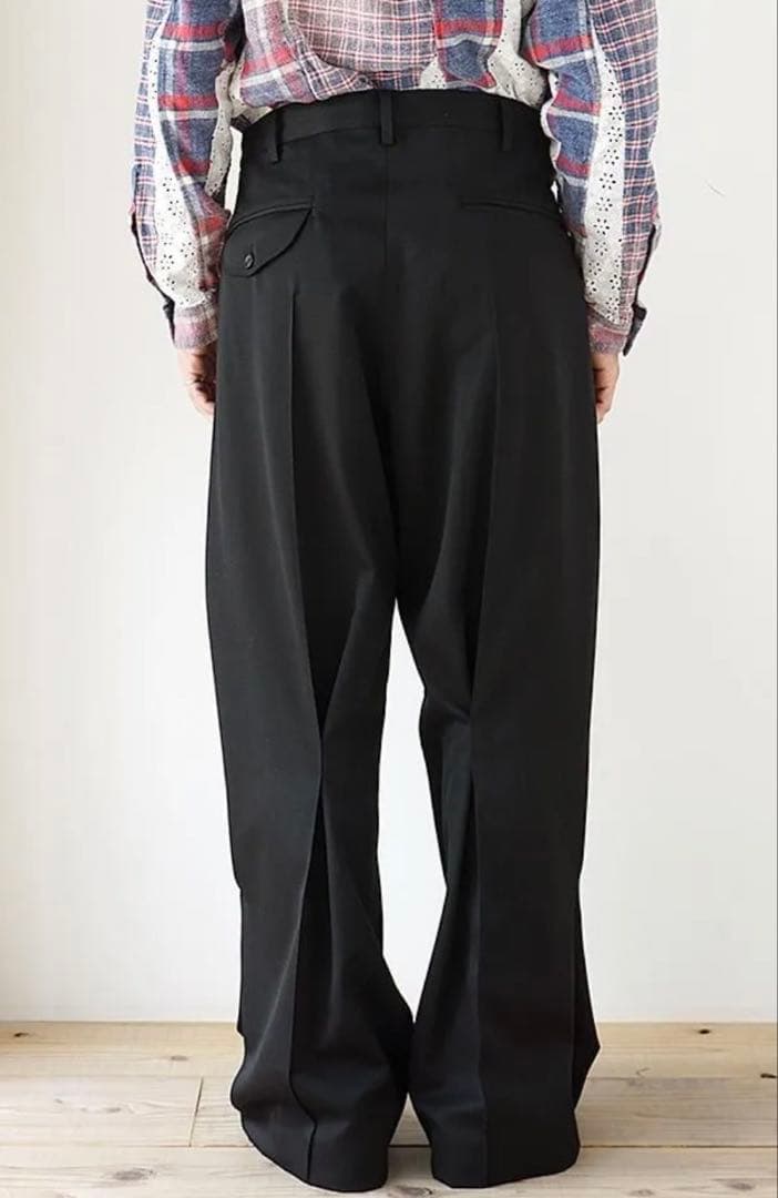 パンツ KHOKI 25AW Tuck-detail pants size 4