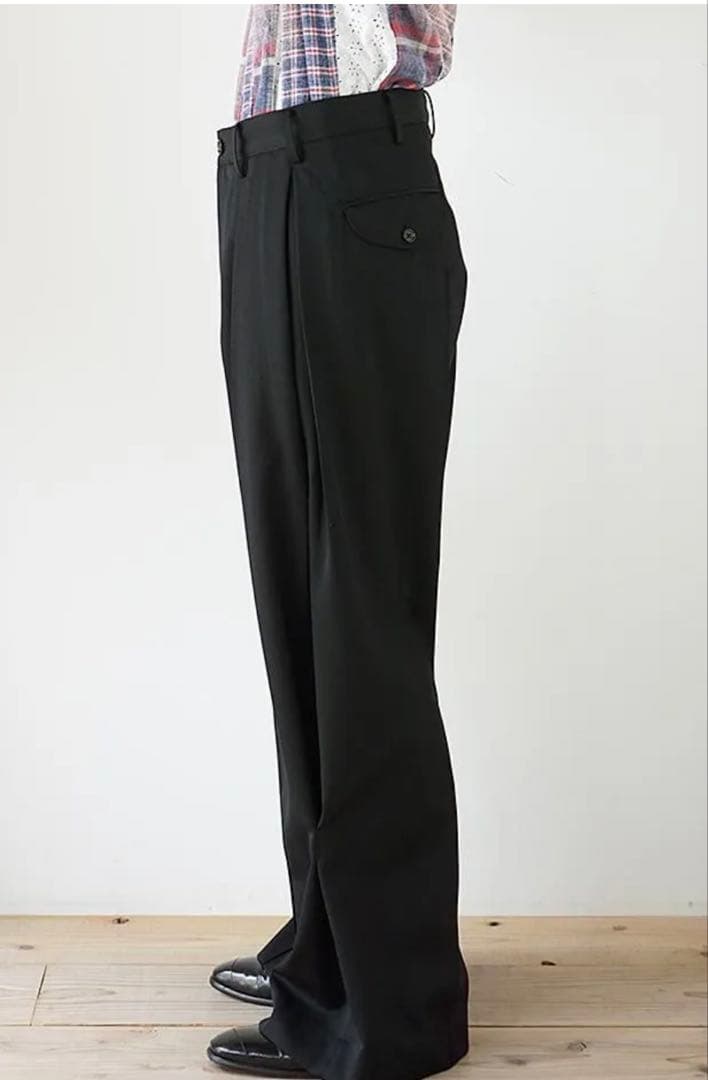 パンツ KHOKI 25AW Tuck-detail pants size 4