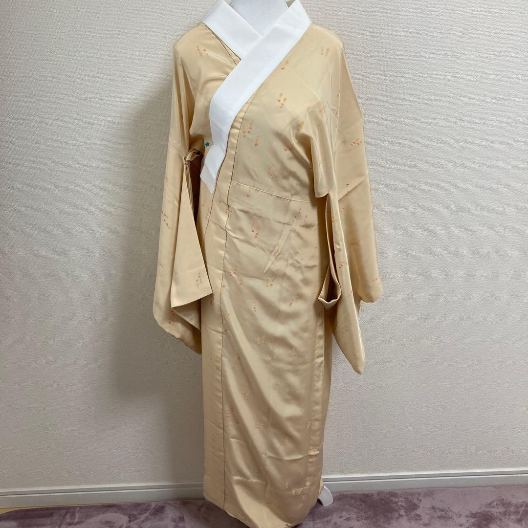 正絹長襦袢／つくし柄／丈127㎝