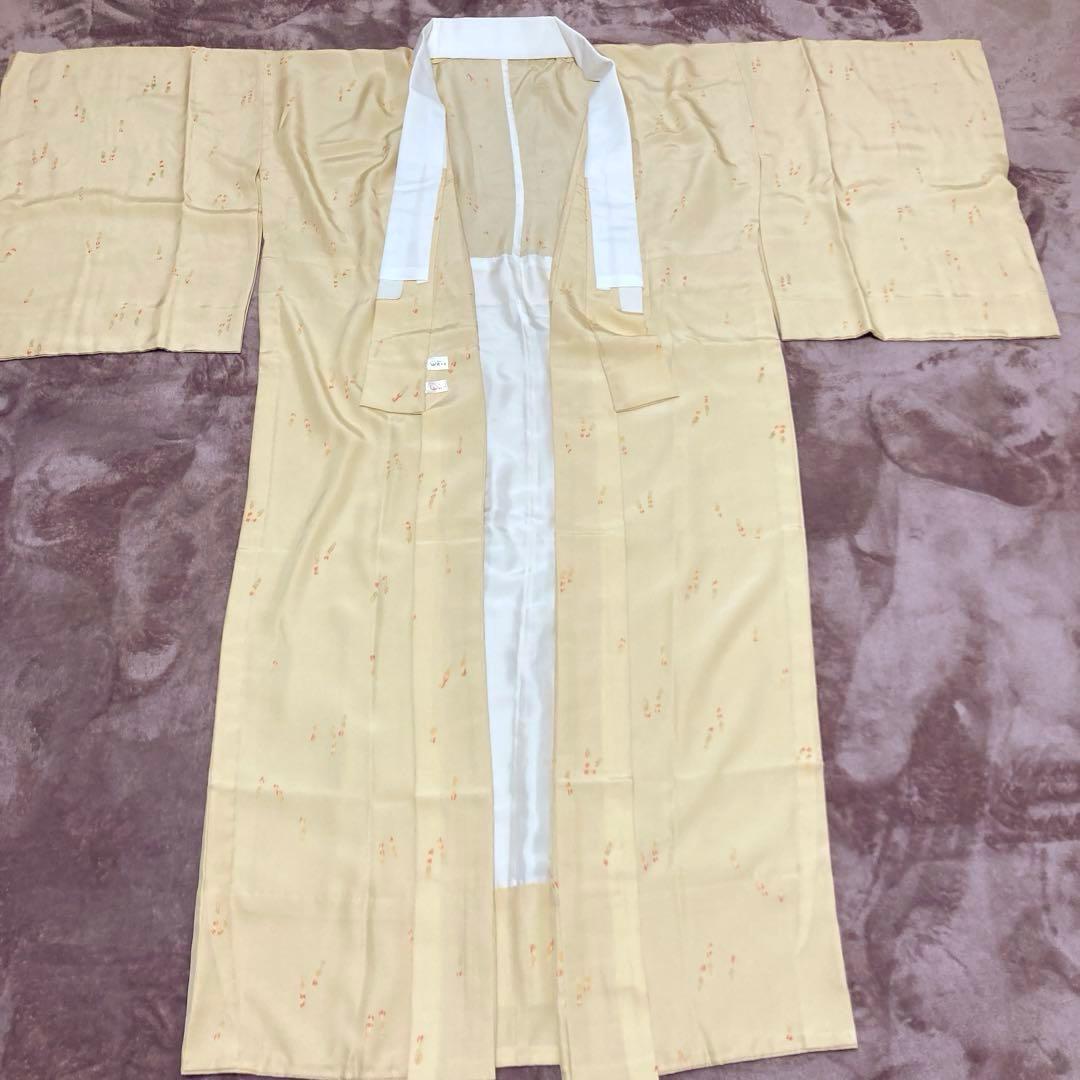 正絹長襦袢／つくし柄／丈127㎝