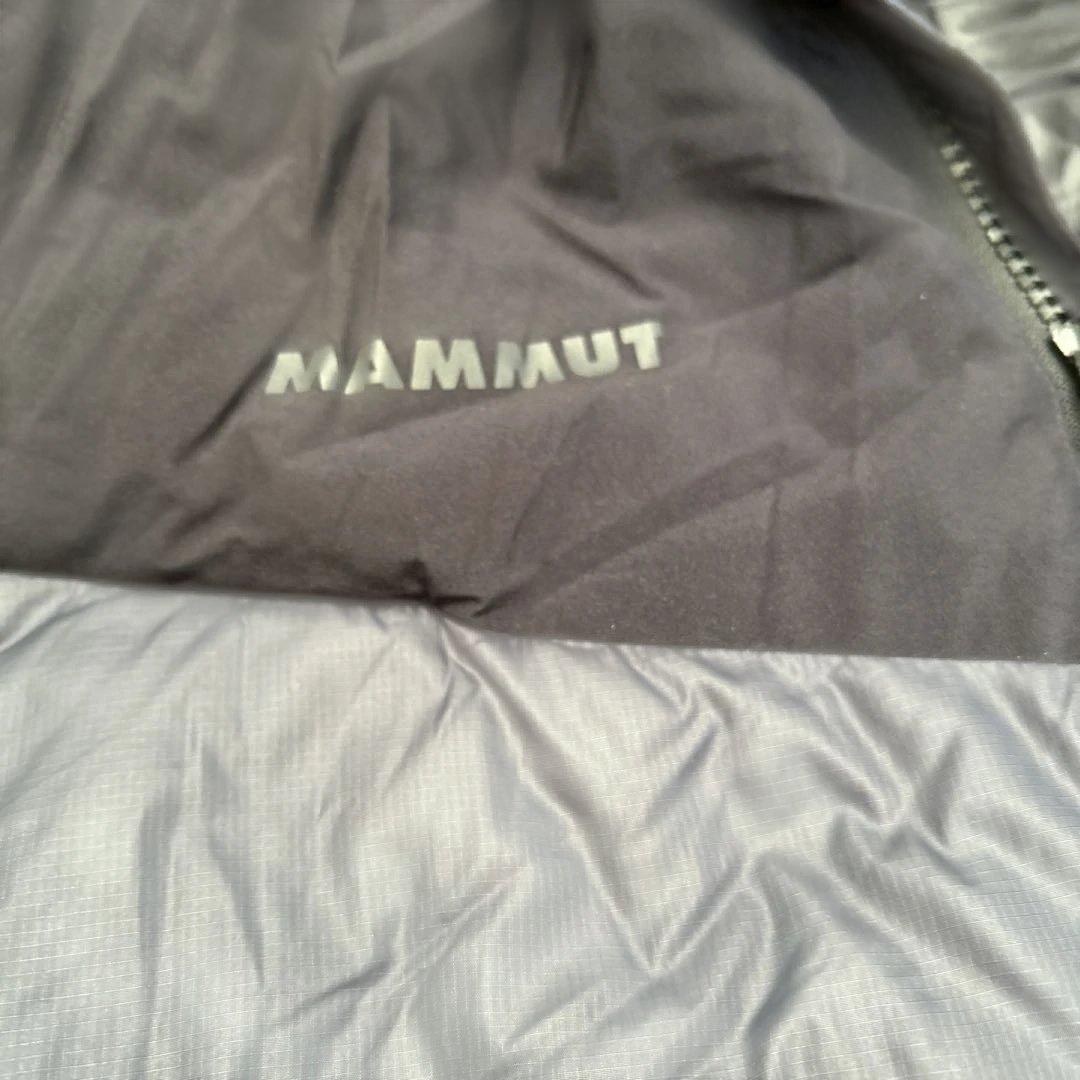 MAMMUTフード付きダウンジャケット ブラック