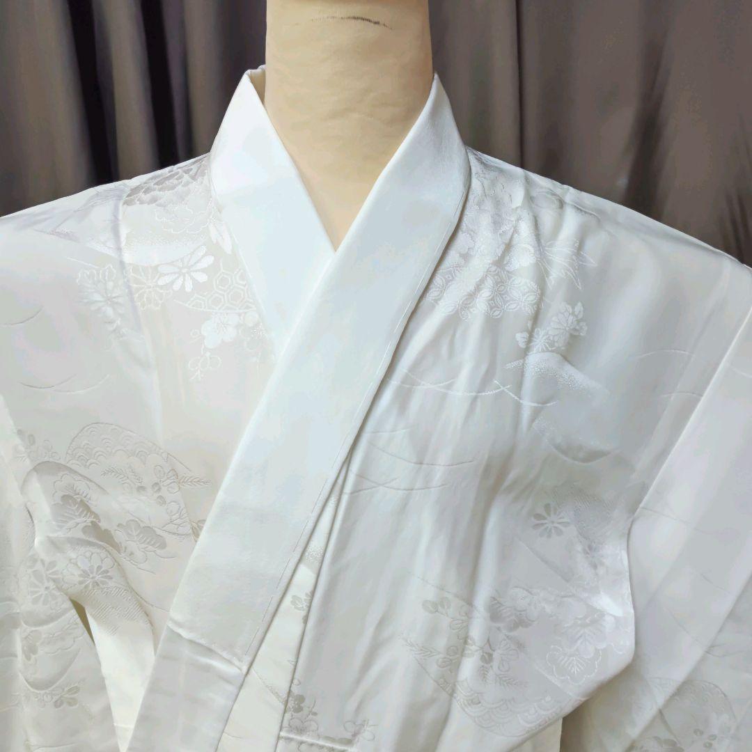 白・長襦袢・正絹 ❄️☆ 『 2555 』 ( 160 ㎝前後の方)