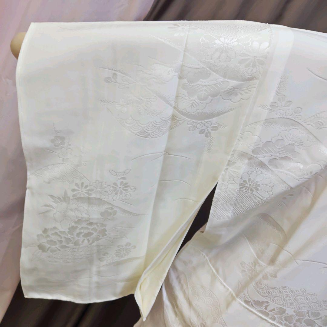 白・長襦袢・正絹 ❄️☆ 『 2555 』 ( 160 ㎝前後の方)