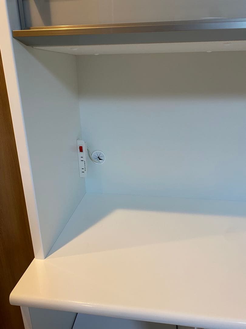 ひゆり⭐︎【ニトリ】キッチンボード ホワイト 幅120 食器棚