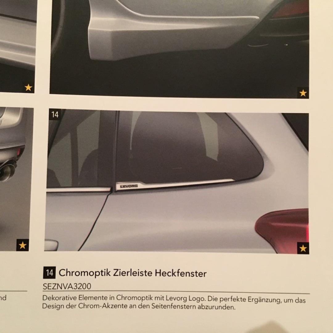 【超希少】EUスバル純正 VMレヴォーグ ウィンドウモール