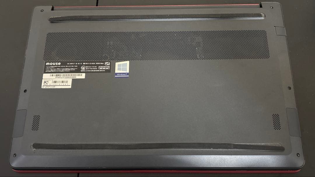 ジャンク品　mouse ノートパソコン　ノートPC X5-B