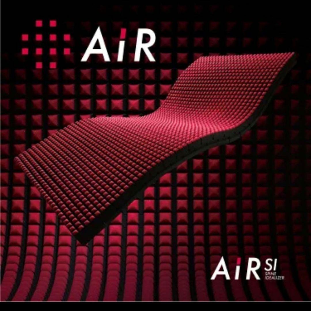 Air SI エアーマットレス セミダブル 黒/赤