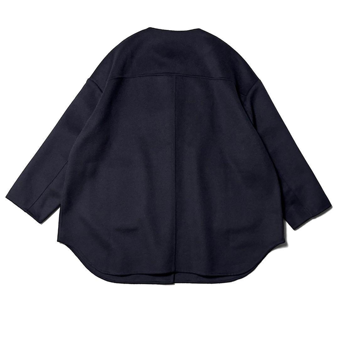 人気完売 アーバンリサーチ ノーカラーリバーコート クルーネック