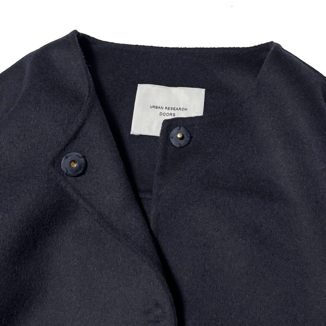 人気完売 アーバンリサーチ ノーカラーリバーコート クルーネック