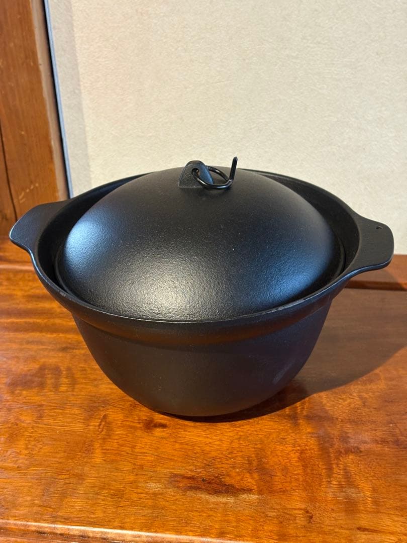 南部鉄器　OIGEN 繁栄堂　ご飯釜　2号炊き