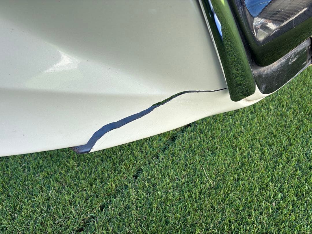 【絶版】ヴォクシー80前期 モデリスタフロントスポイラー ひび割れあり