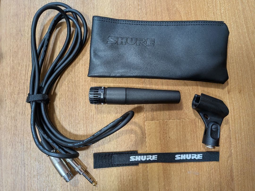 【未使用】SHURE SM57 ダイナミックマイク【②】