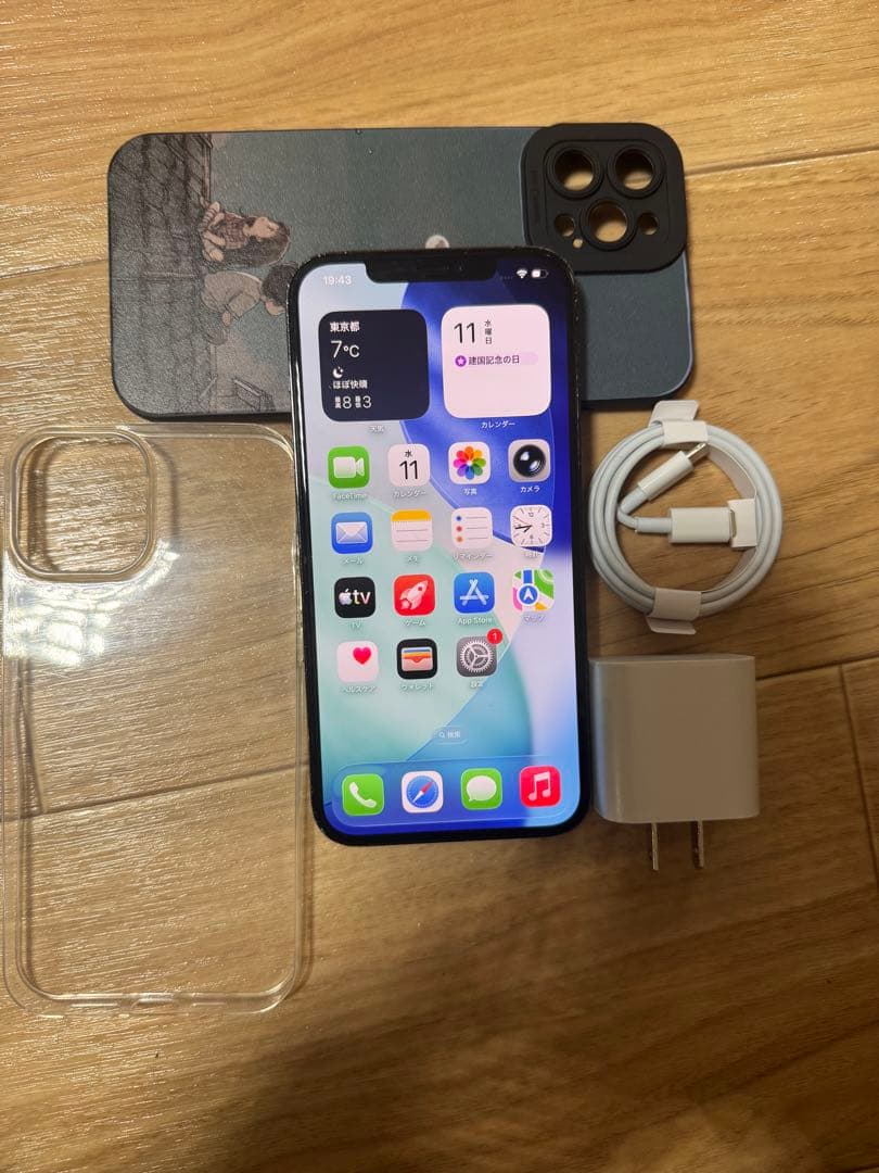 iPhone 12 pro max バッテリー92%