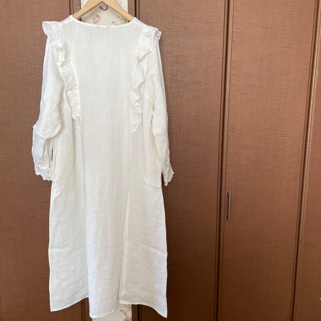 MAPLE新品サマンサモスモス立川限定アシンメトリーワンピース　オフ