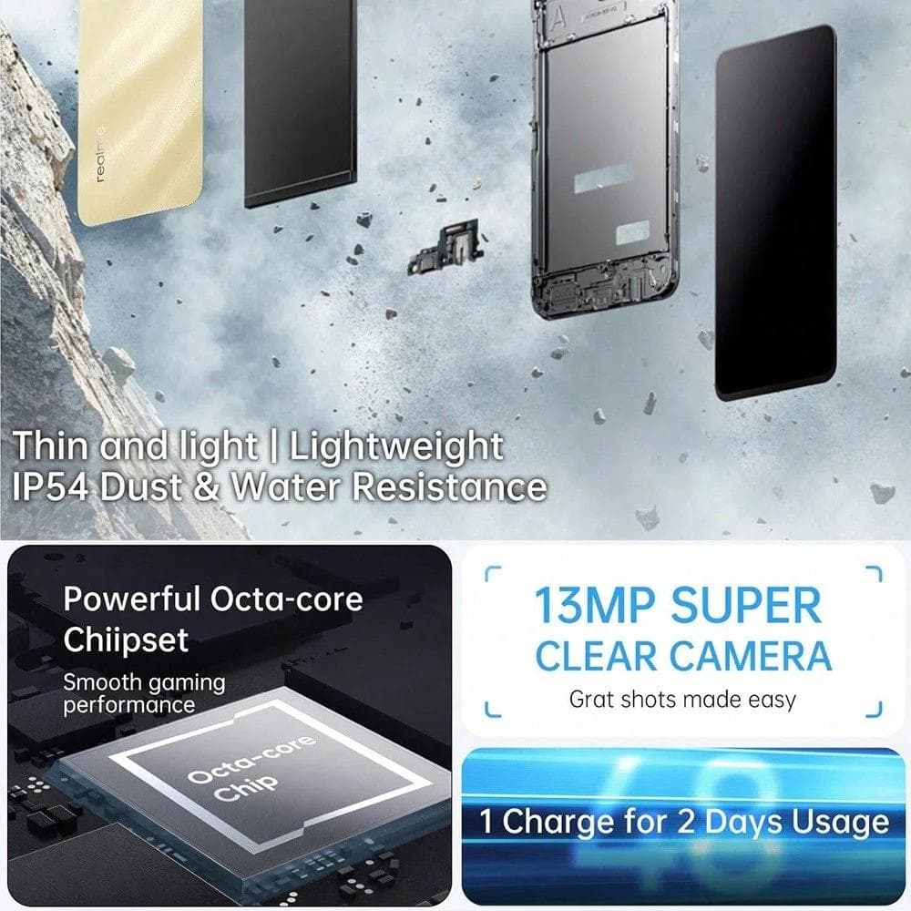 realme Note 70T 本体 RAM 4G+ROM 64G SIMフリー