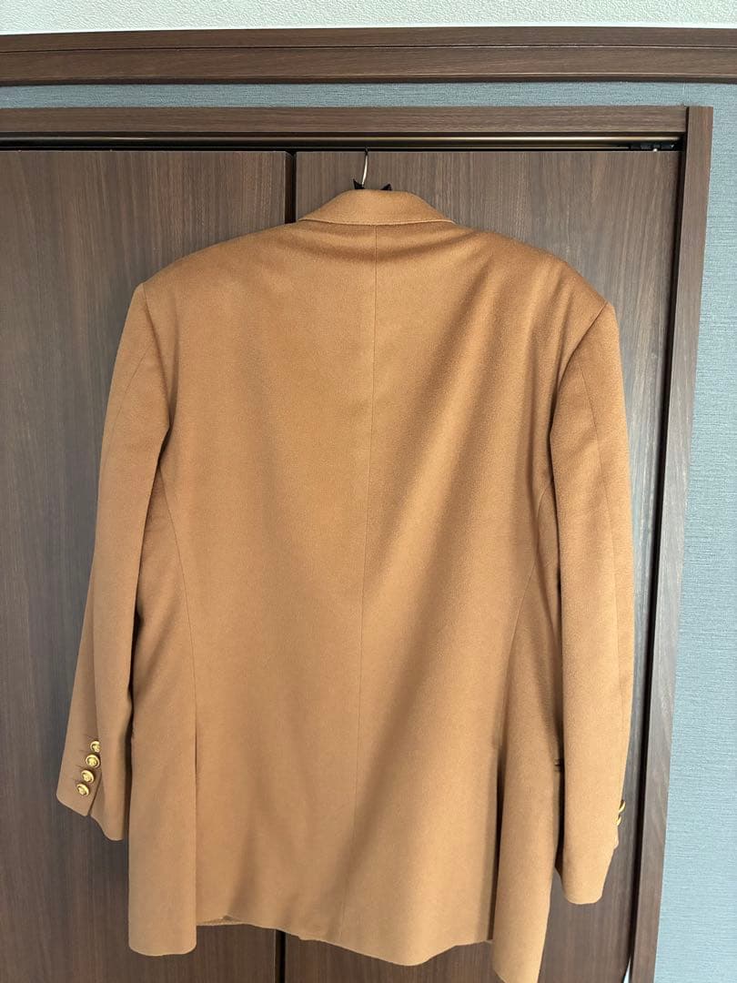 希少★英国製アクアスキュータム カシミヤ100% テーラードジャケット 裏地総柄